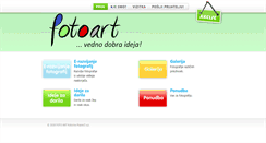 Desktop Screenshot of foto-art.si